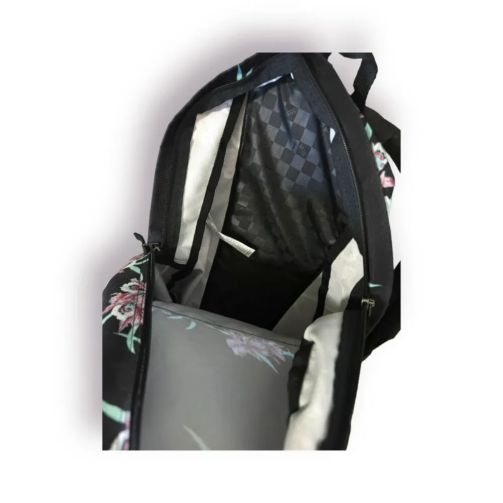 Vans Black Rose Backpack School‎ Bag